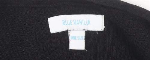 Blue Vanilla Women's Black V-Neck Cardigan