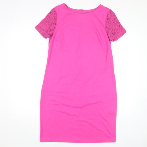 Marks and Spencer Women's Pink Sheath Dress Size 12