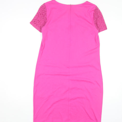 Marks and Spencer Women's Pink Sheath Dress Size 12