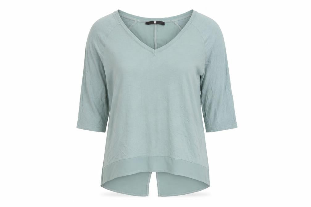 Very Women’s Blue 3/4 Sleeve V-Neck Blouse Size 12
