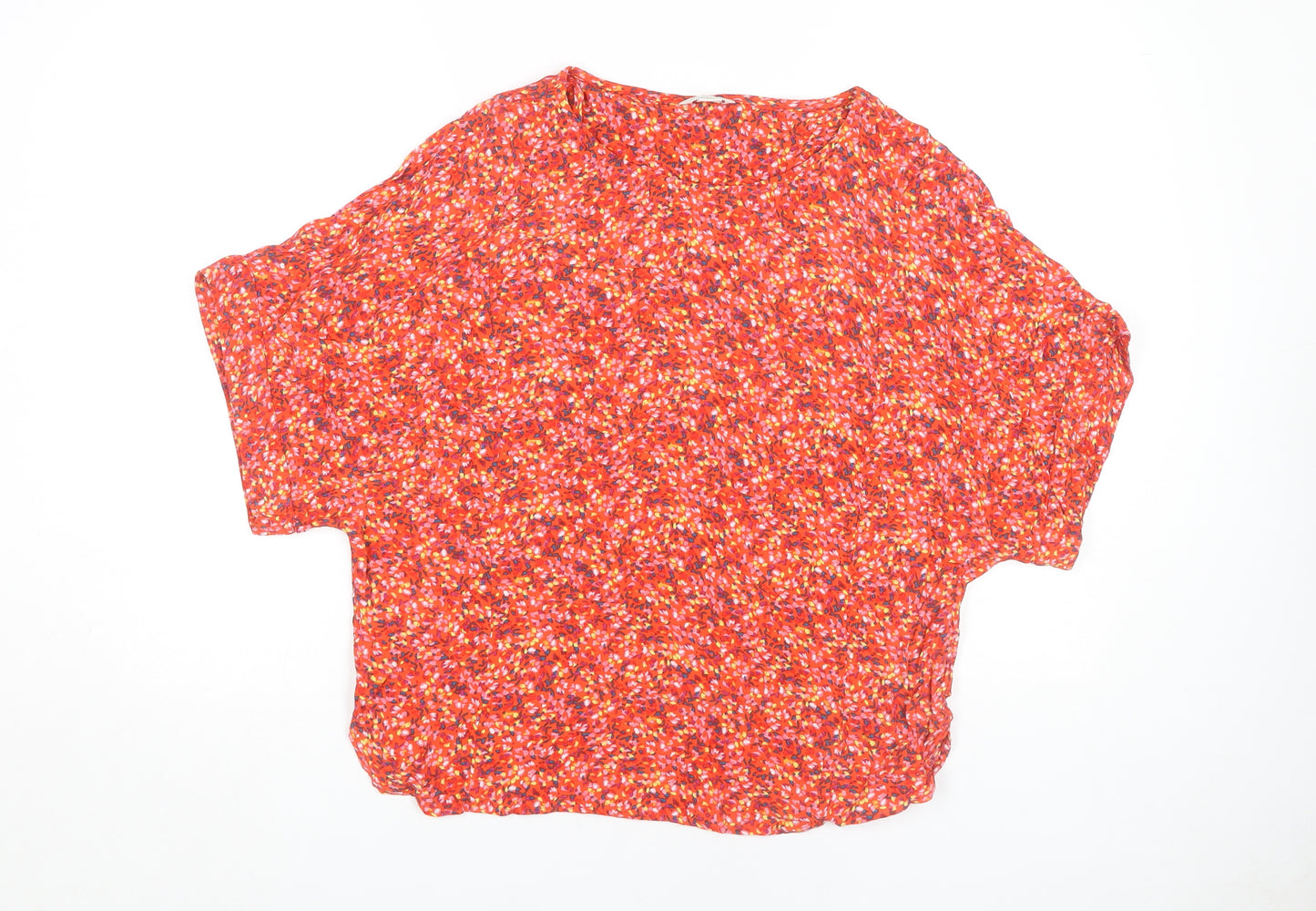 Monsoon Women's Red Floral Blouse Size 12