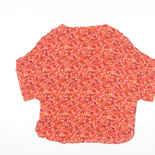 Monsoon Women's Red Floral Blouse Size 12