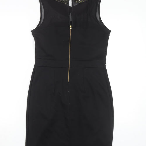 Dorothy Perkins Women's Black 12 Beaded Sheath Dress