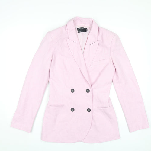 ASOS Women's Pink Blazer Size 8 Business Lined