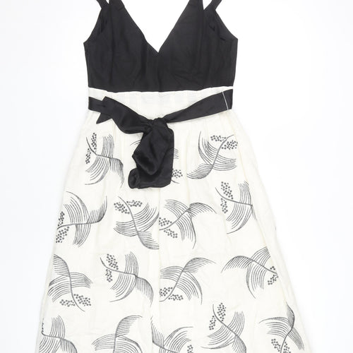 Monsoon Women's Black & White Sleeveless Dress