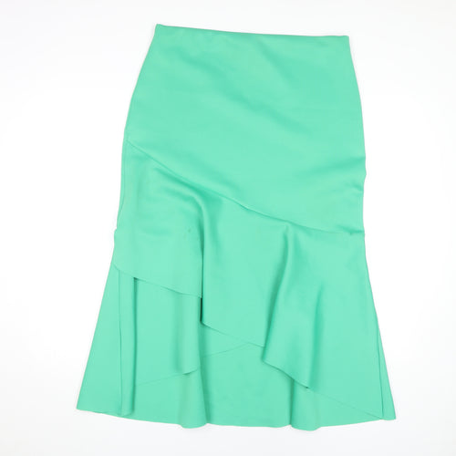ASOS Women’s Green Midi Skirt, Size 16, Elegant Casual