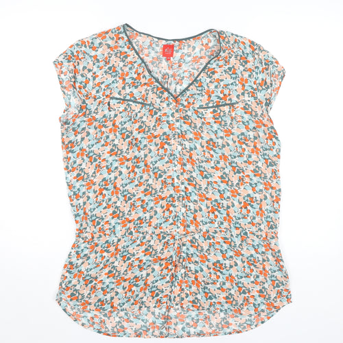 Miss by Captain Tortue Women's Floral Tunic Blouse Size 12