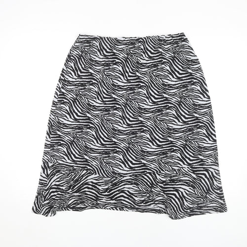Kaleidoscope Women’s Black Animal Print Skirt Size 18