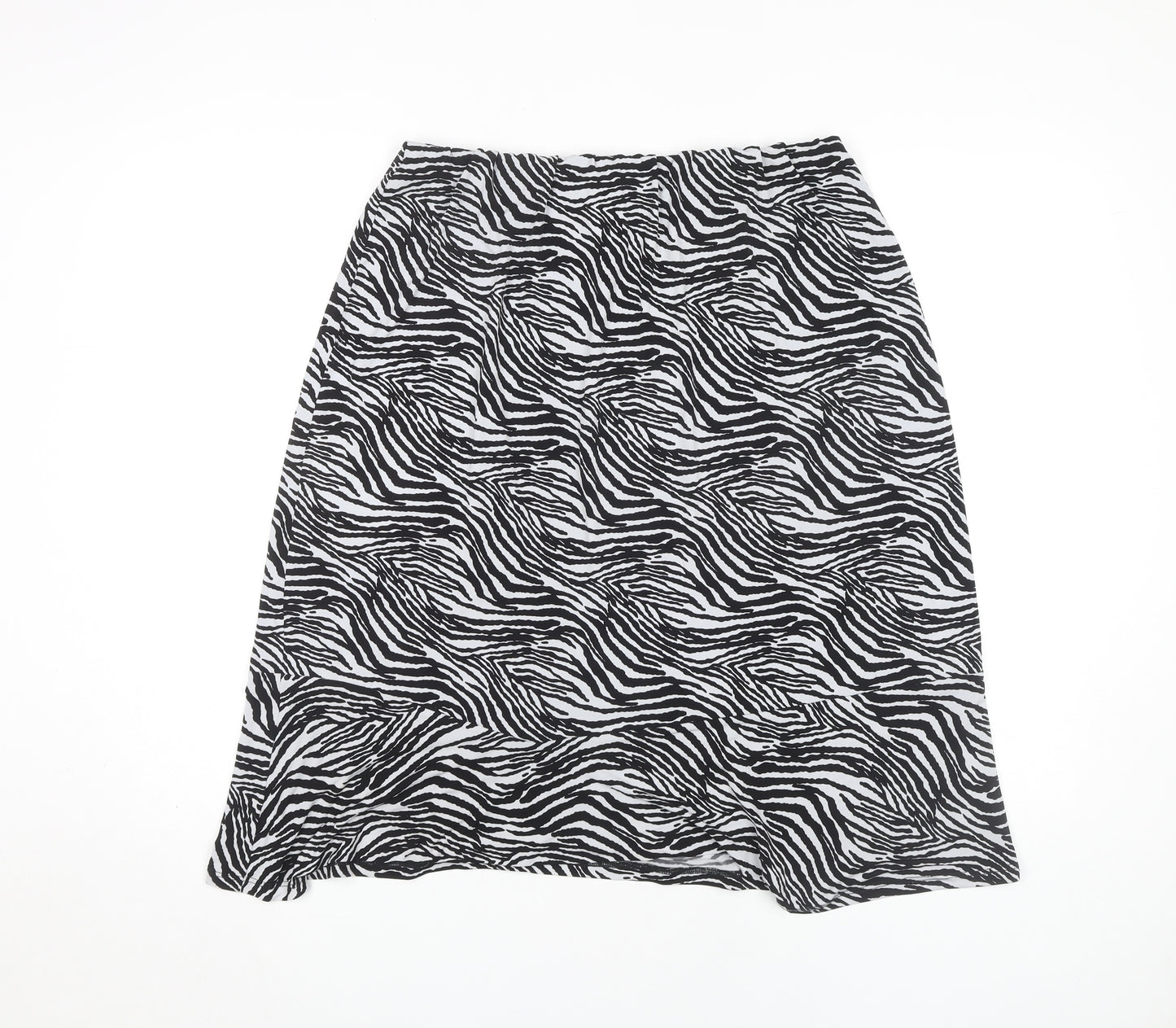 Kaleidoscope Women’s Black Animal Print Skirt Size 18