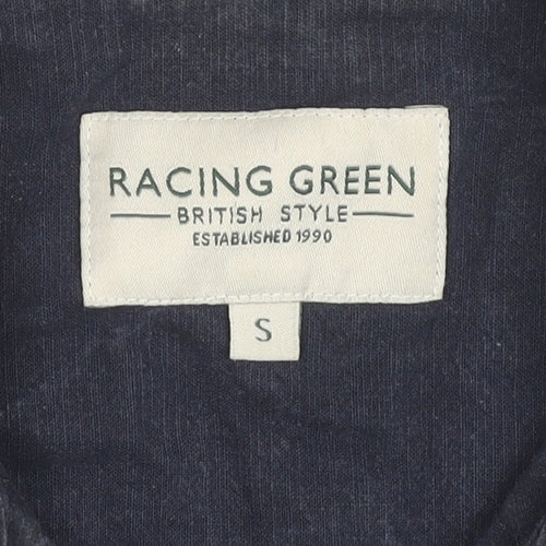 Racing Green Men's Blue Short Sleeve Shirt S