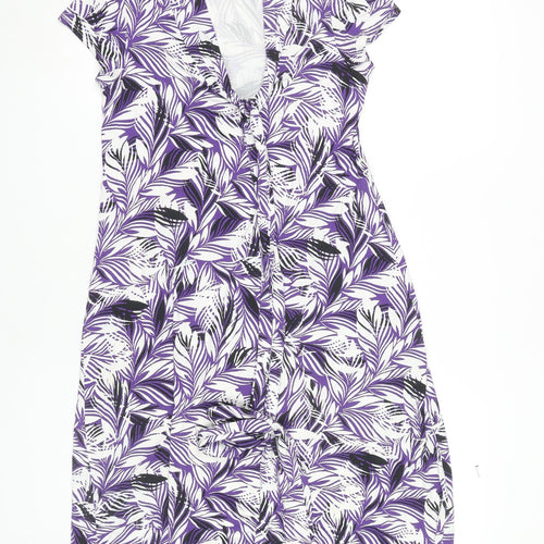 Wallis Women's Multicoloured Floral Shirt Dress Size 14