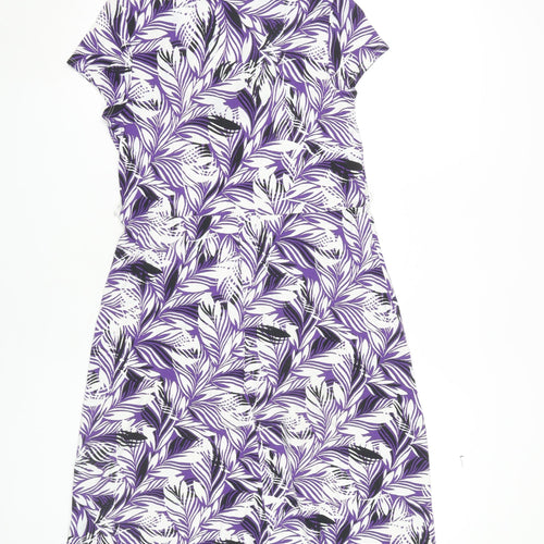 Wallis Women's Multicoloured Floral Shirt Dress Size 14