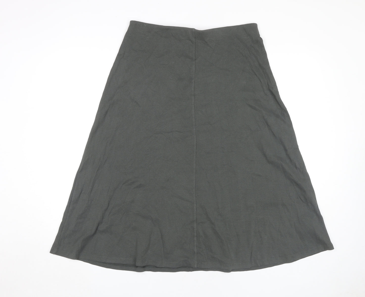 Marks and Spencer Women's Green A-Line Skirt, Size 14