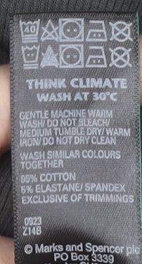 Marks and Spencer Women's Green A-Line Skirt, Size 14