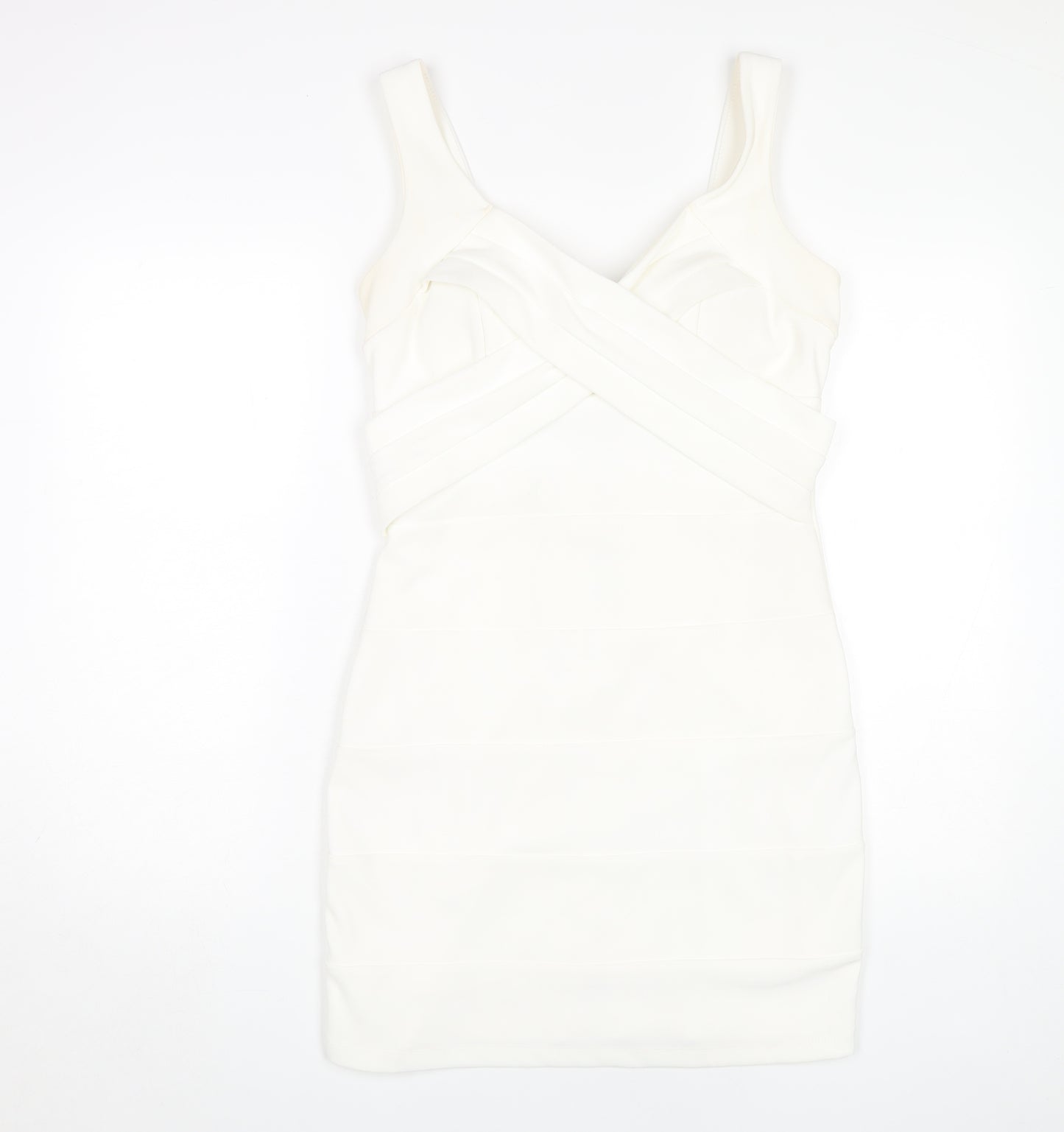 Emerald Sundae Women's White Bodycon Mini Dress L