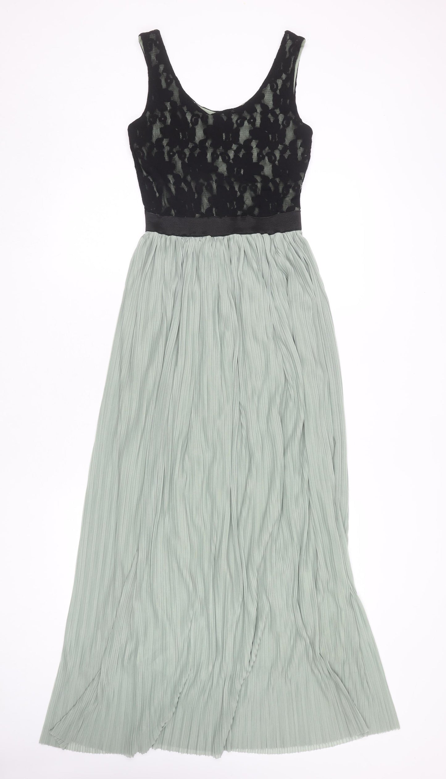 LOVE Women's Black & Grey Lace Dress S/M