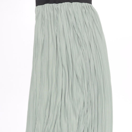LOVE Women's Black & Grey Lace Dress S/M