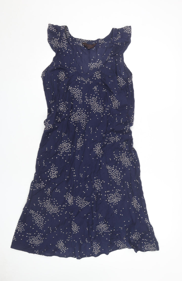 Great Plains Women's Blue Sleeveless Dress M