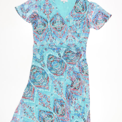 Marks and Spencer Women's Multicoloured Wrap Dress Size 12