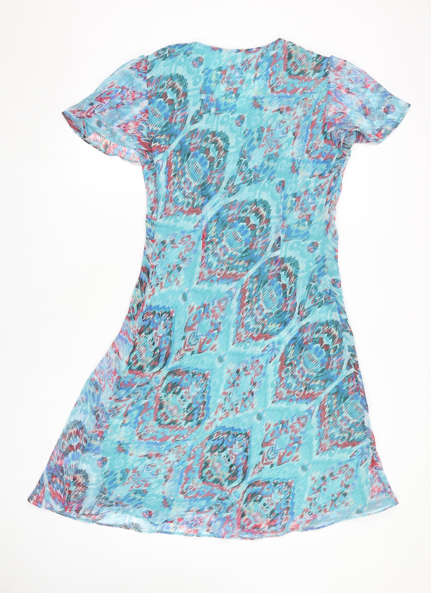 Marks and Spencer Women's Multicoloured Wrap Dress Size 12