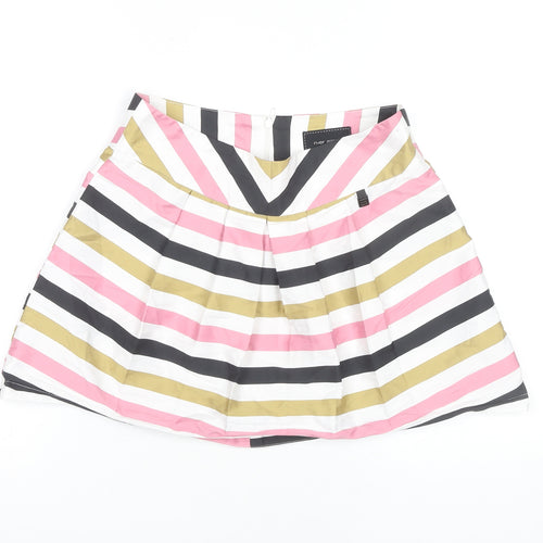 River Island Women's Multicoloured Striped Skirt Size 12