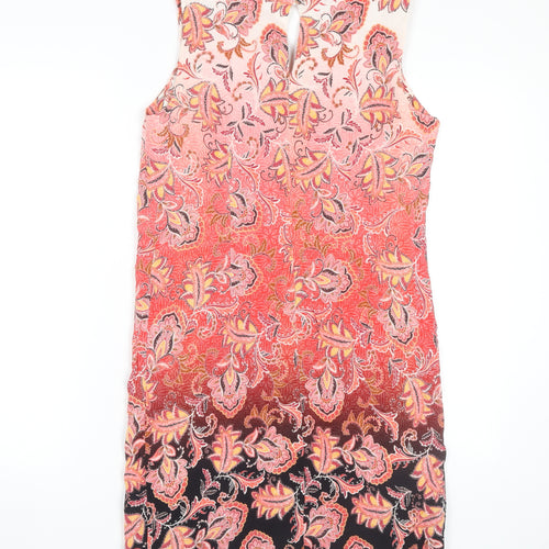 Wallis Petites Multicoloured Paisley Shift Dress