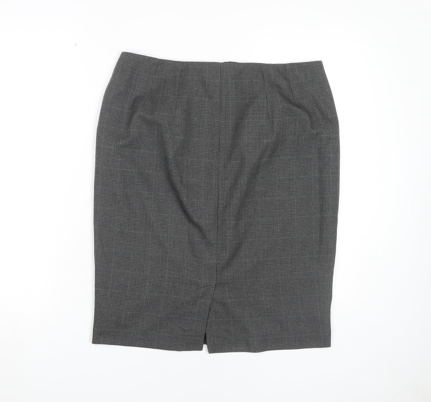 Marks and Spencer Women's Grey Pencil Skirt Size 14