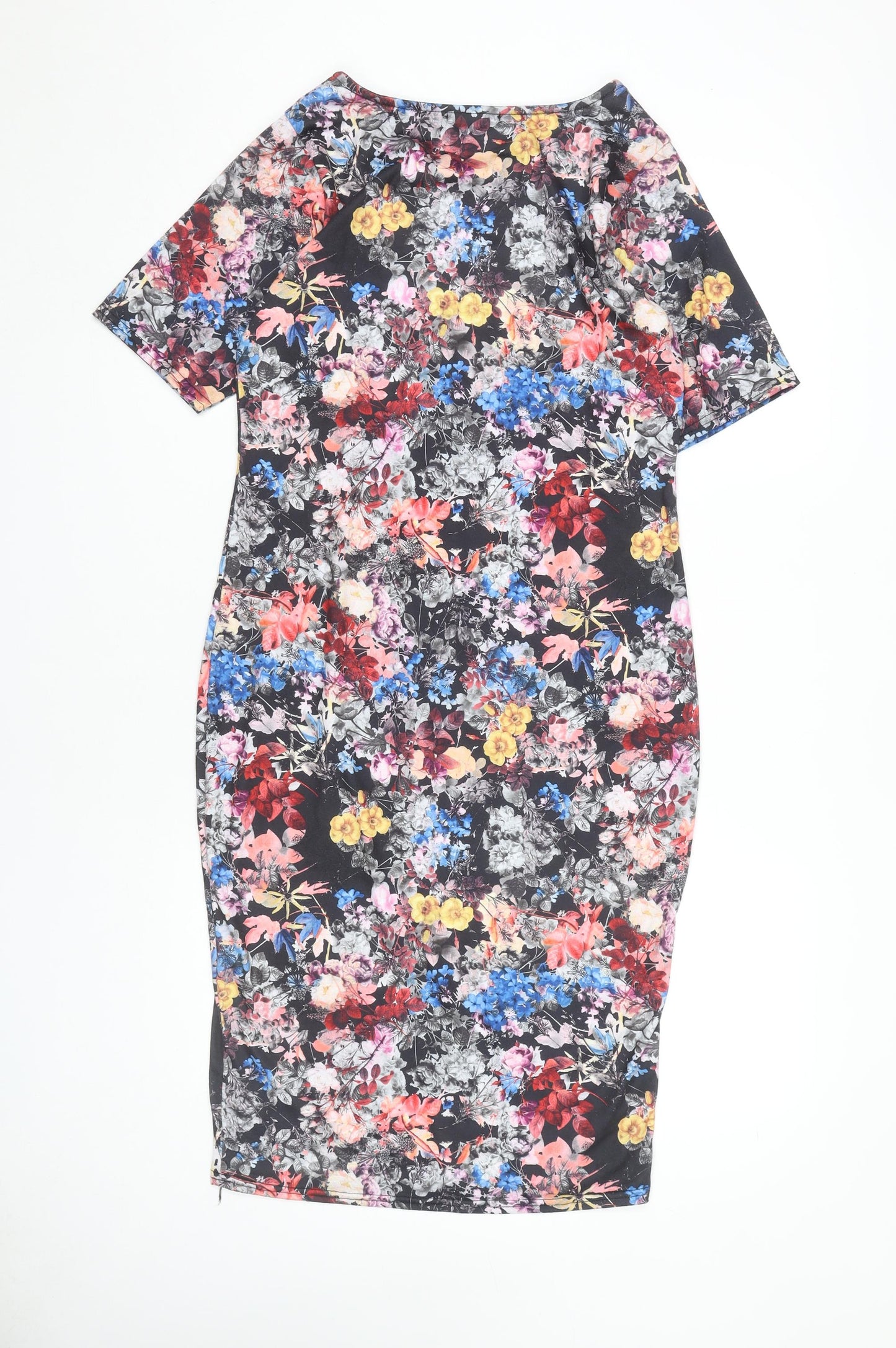 Apricot Women's Multicoloured Floral Dress Size 14
