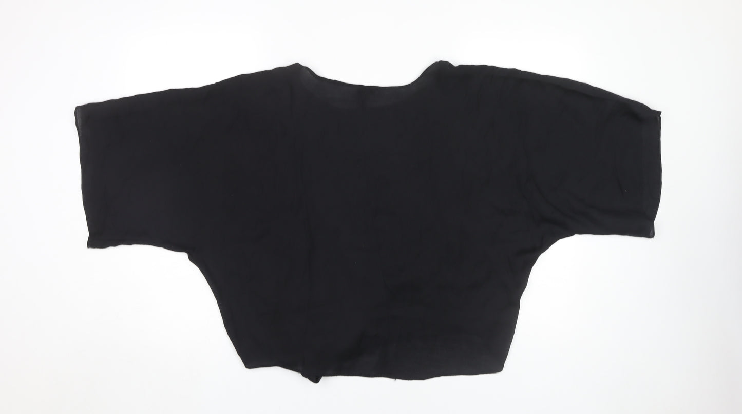 River Island Women’s Black Dolman Sleeve Top