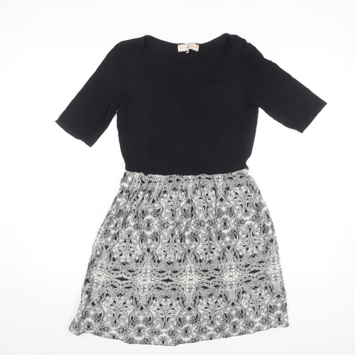 Dorothy Perkins Women’s A-Line Dress, Black/Paisley, Size 10