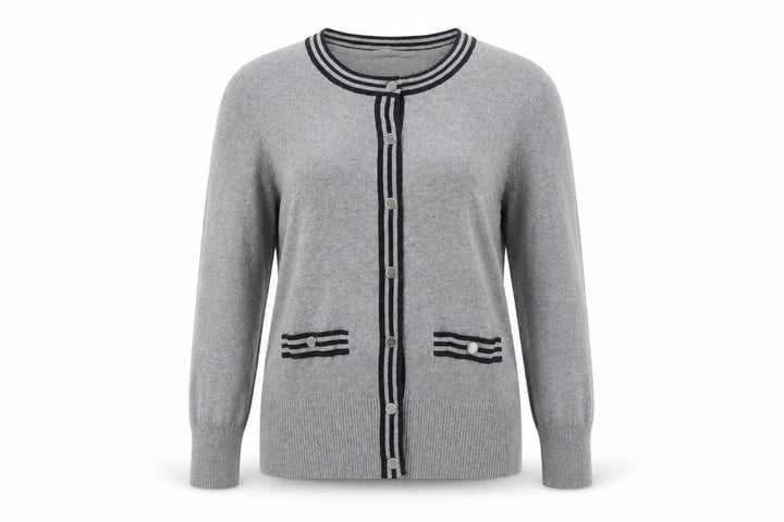 Debenhams Grey Women's Cardigan Size 10 Knit
