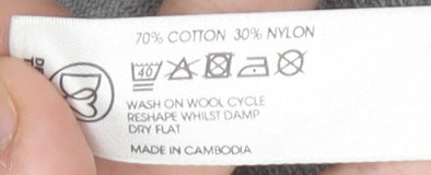 Debenhams Grey Women's Cardigan Size 10 Knit