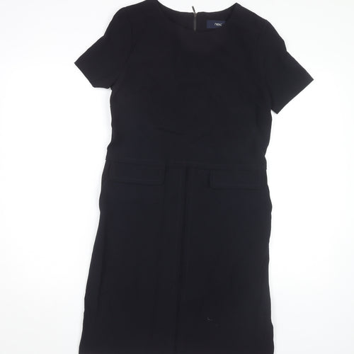 Next Black Sheath Dress Women Size 8 Workwear