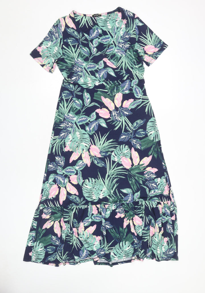 Roman Women's Multicoloured Midi Fit & Flare Dress