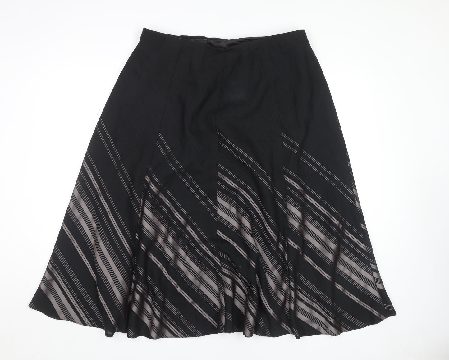 Marks and Spencer Women's Black A-Line Midi Skirt