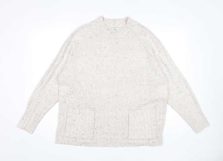 Next Women's Multicoloured Crew Neck Pullover Jumper Size 20