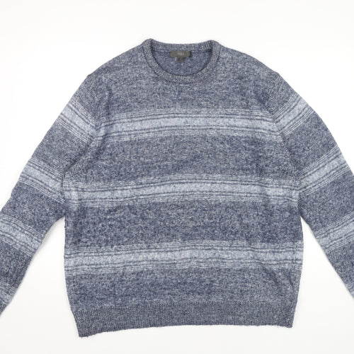 Marks and Spencer Men's 2XL Blue Pullover Jumper