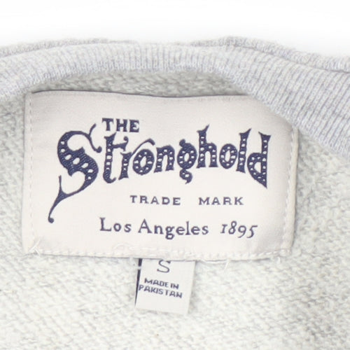 The Stronghold Men's Grey Pullover Sweatshirt, S
