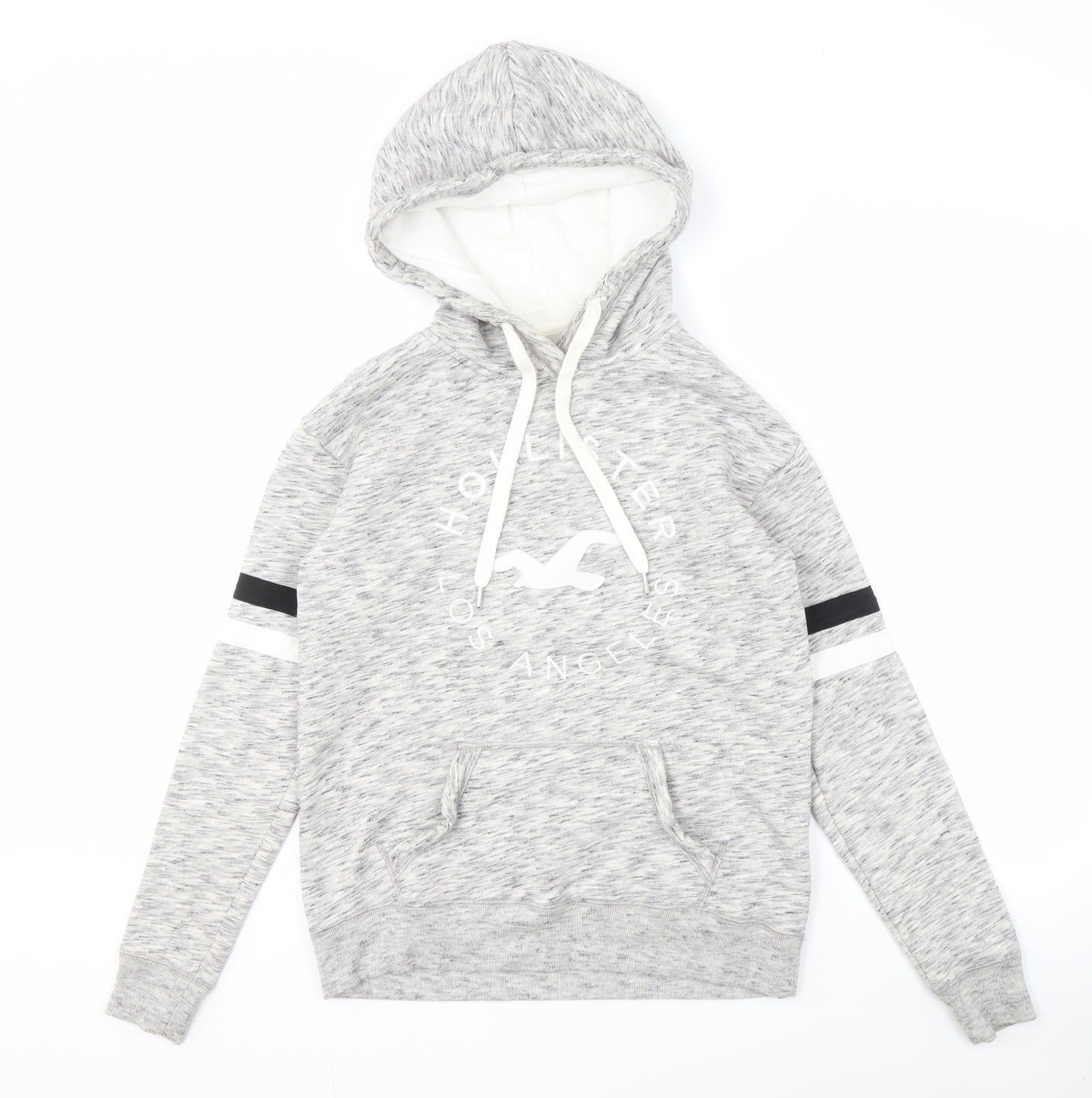 Hollister Men's Grey XS Hoodie - Logo Pullover