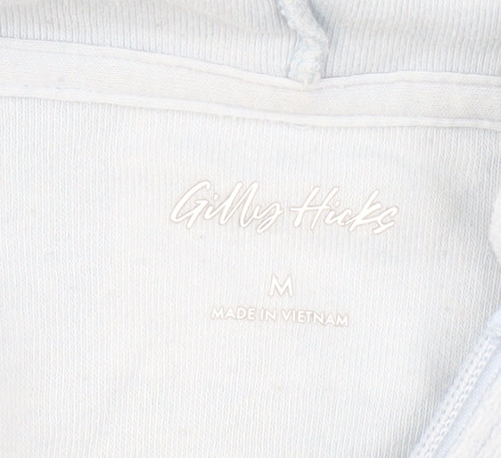 Gilly Hicks Women's Blue Full Zip Hoodie M