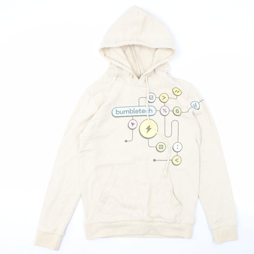 Bumble Beige Unisex Adults Hoodie, Size S, Lightweight