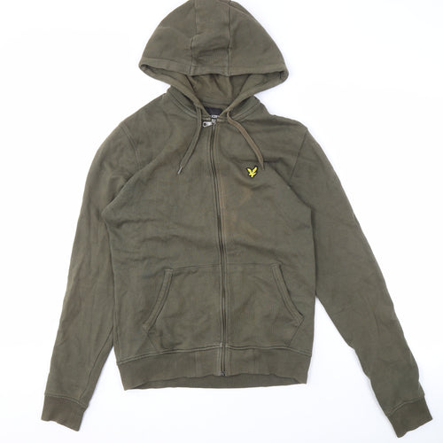 Lyle & Scott Men's Green Full Zip Hoodie Size L