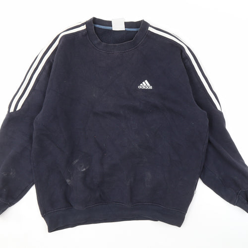 Adidas Men's Black Sweatshirt - Size S, Sports, Pullover