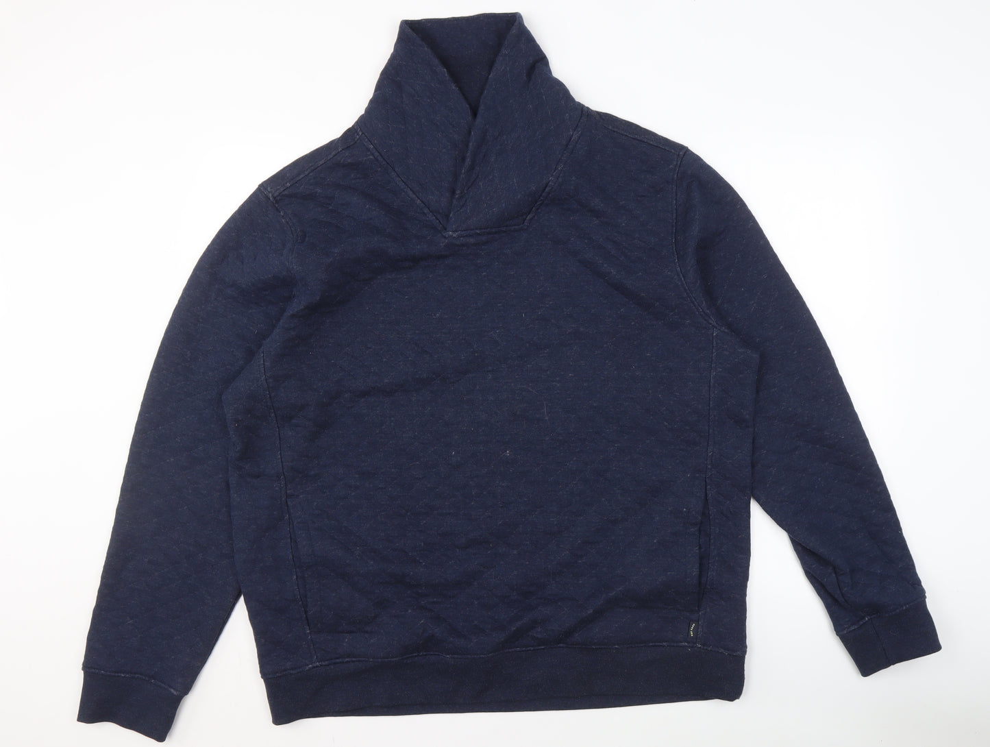 Fat Face Men's XL Blue High Neck Sweatshirt