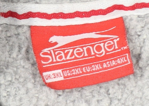 Slazenger Men's Grey Pullover Hoodie 3XL