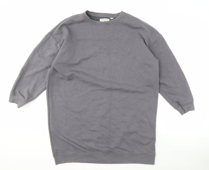Brave Soul Men's Grey Pullover Sweatshirt - XS