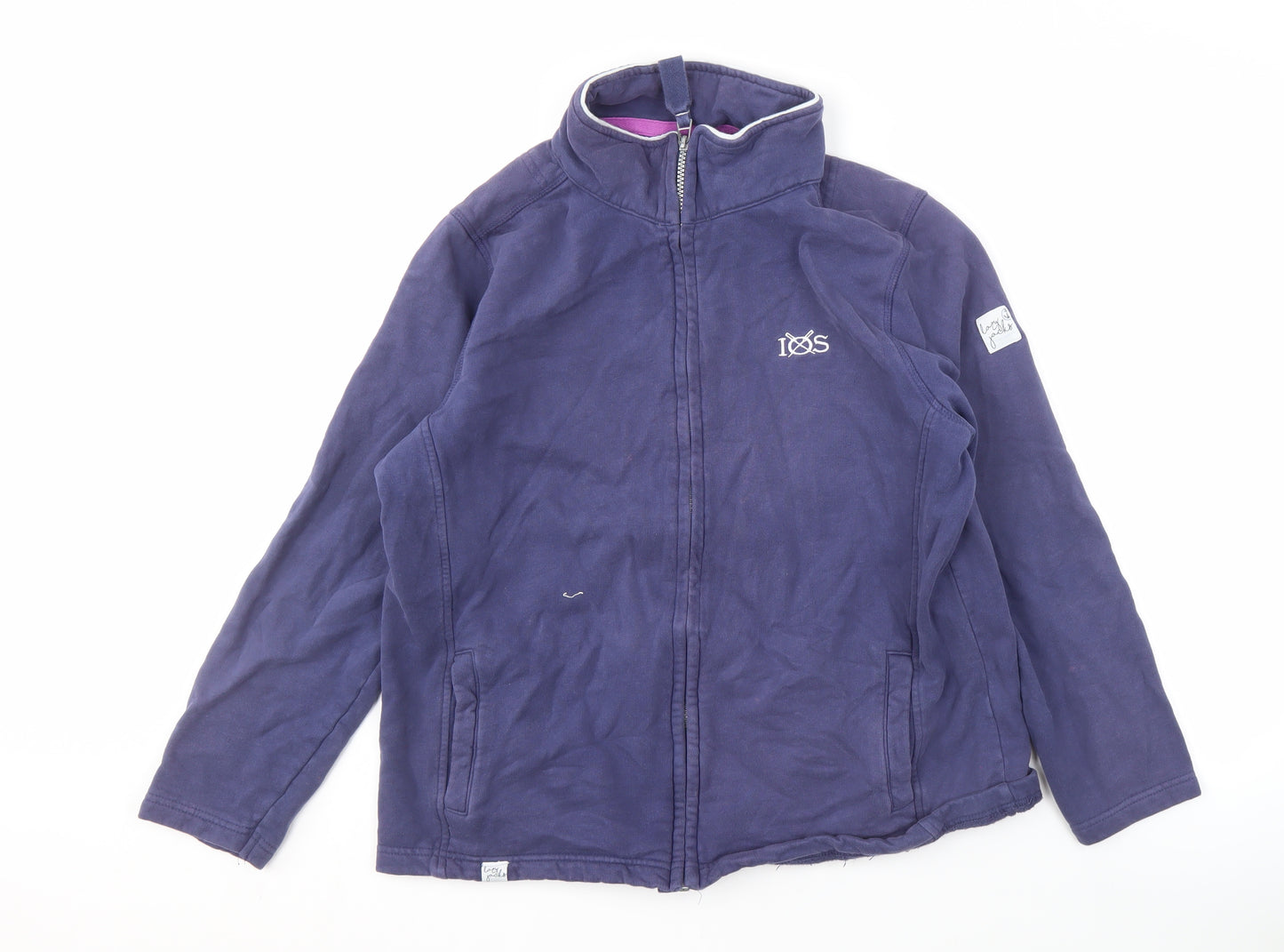 Lazy Jacks Women's Blue Full Zip Nautical Jacket UK 16