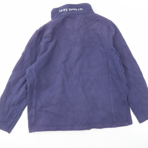 Lazy Jacks Women's Blue Full Zip Nautical Jacket UK 16