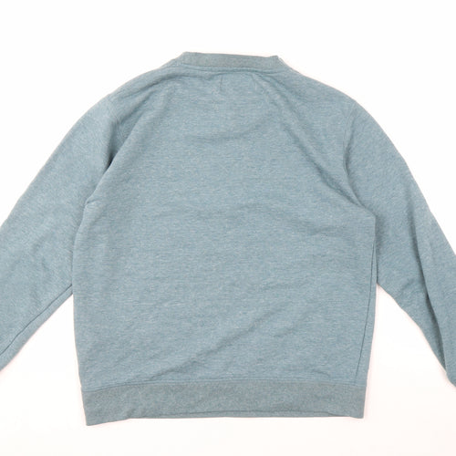 Billabong Boys Blue Crew Neck Logo Sweatshirt - Size 14