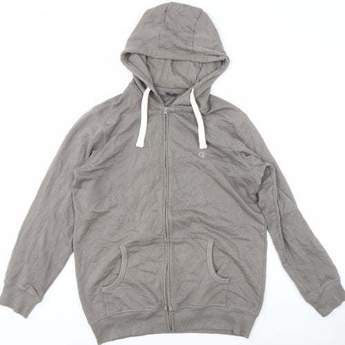 Cotton Traders Men's Grey M Full Zip Hoodie